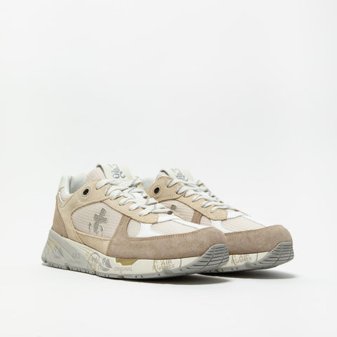 MASE BEIGE SNEAKERS UOMO IN PELLE