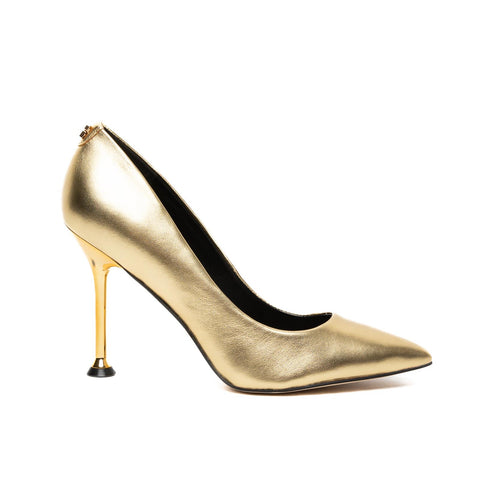 DECOLLETE ORO DONNA IN PELLE