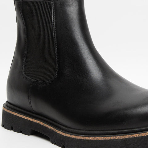 HIGHWOOD SLIP ON BLACK STIVALETTO IN PELLE