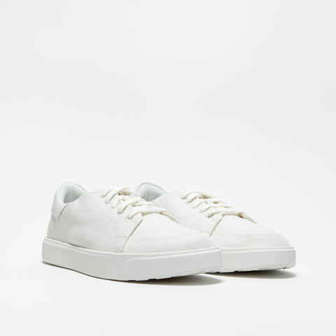 EMERSON STREET WHITE CANVAS SNEAKERS UOMO IJN TESSUTO