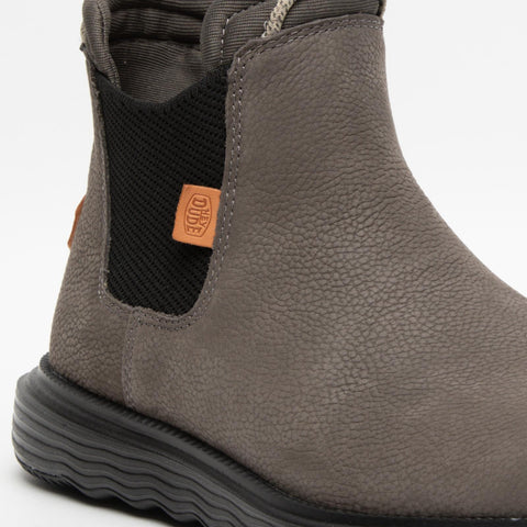 BRANSON BOOT GREY STIVALETTO UOMO IN PELLE
