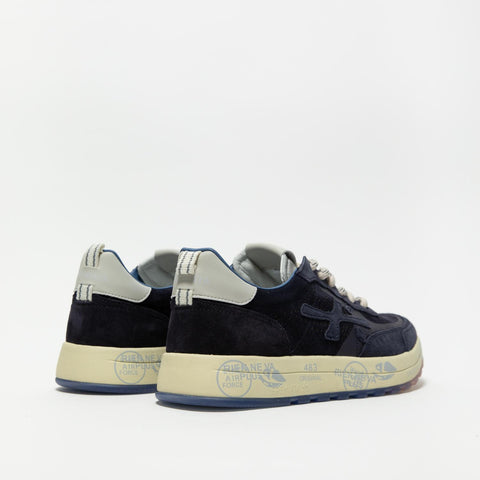 NOUS BLU SNEAKERS UOMO IN PELLE