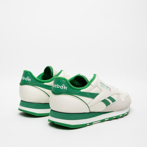 CLASSIC LEATHER 1983 VINTAGE CREMA/VERDE SNEAKERS UOMO IN PELLE