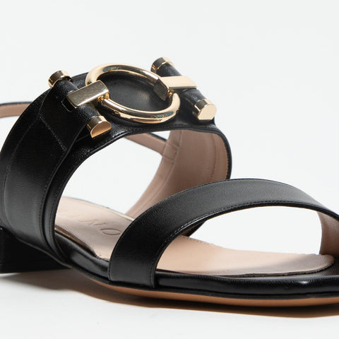 5312 NERO SANDALO DONNA IN SIMILPELLE