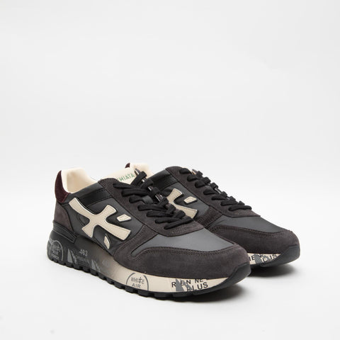 MICK GREY 6872 SNEAKERS UOMO IN PELLE