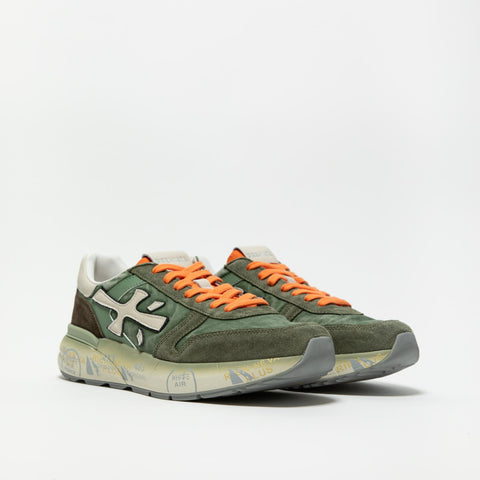 MICK VERDE SNEAKERS UOMO IN PELLE
