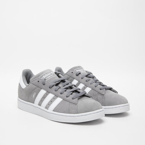 CAMPUS 2 GREY/FTWWHT/CBLACK SNEAKERS UNISEX IN PELLE