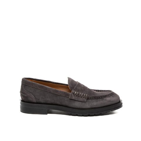 87C6 GRAFITE MOCASSINO DONNA IN PELLE