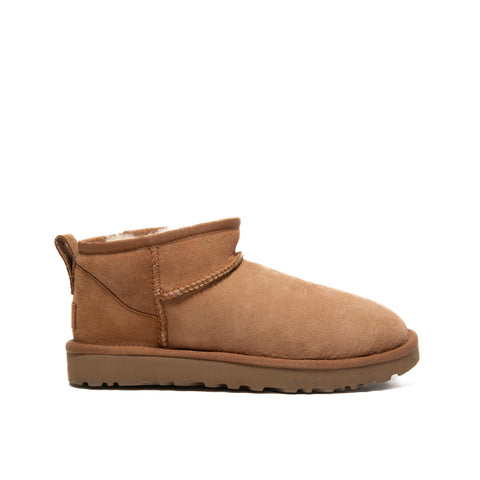CLASSIC ULTRA MINI CHESTNUT STIVALETTO DONNA IN PELLE