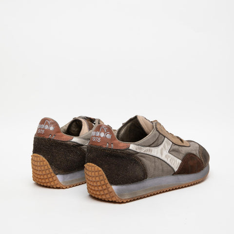 EQUIPE DIRTY SW EVO BROWN SNEAKERS UOMO IN PELLE