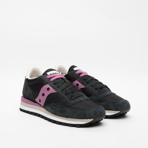 JAZZ TRIPLE BLACK SNEKAERS DONNA IN PELLE