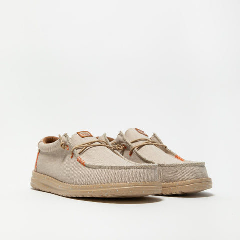 WALLY COASTLINE JUTE SILVER SNEAKERS UOMO IN TESSUTO