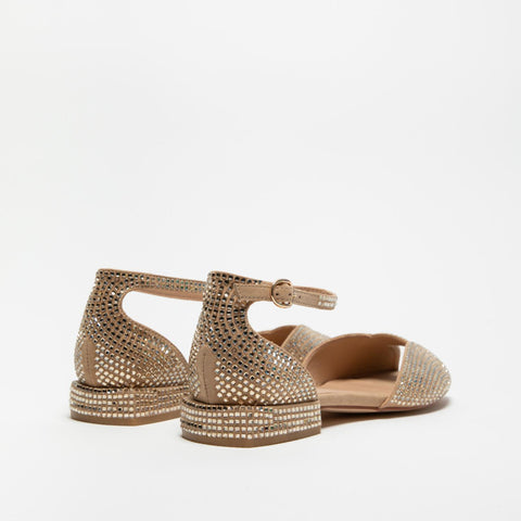 V2550401 SAND SANDALO DONNA IN TESSUTO