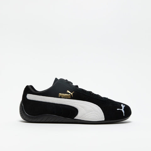 SPEEDCAT OG BLACK SNEAKERS UNISEX IN PELLE