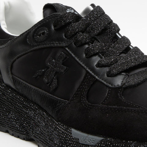 MASED BLACK 7094 SNEAKERS DONNA IN PELLE