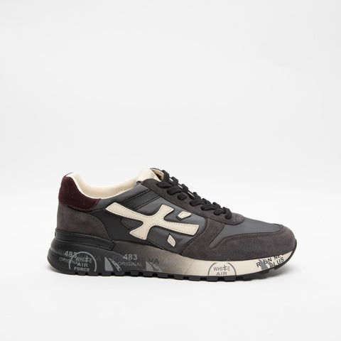 MICK GREY 6872 SNEAKERS UOMO IN PELLE