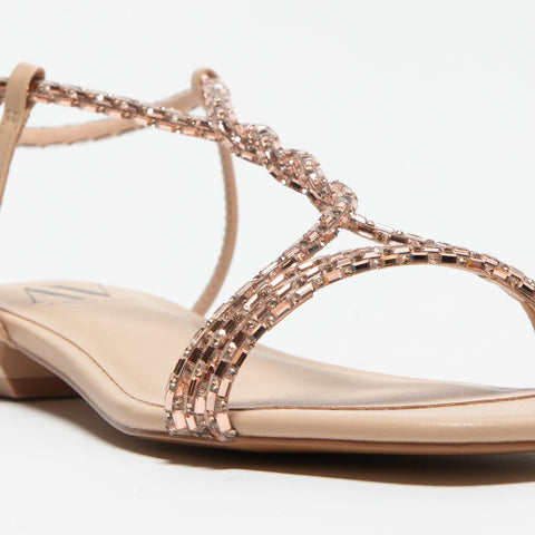 AV6812 SOFT NUDE SANDALO DONNA CON STRASS
