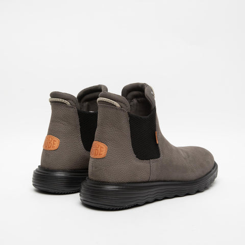 BRANSON BOOT GREY STIVALETTO UOMO IN PELLE