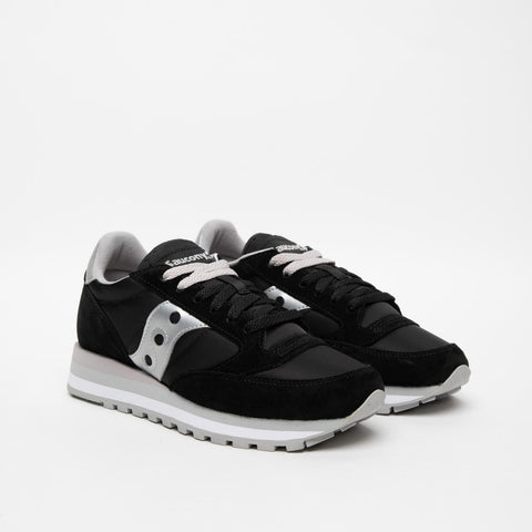 JAZZ TRIPLE NERO SNEAKERS DONNA IN PELLE E TESSUTO S60530-15 NERO SAUCONY 
