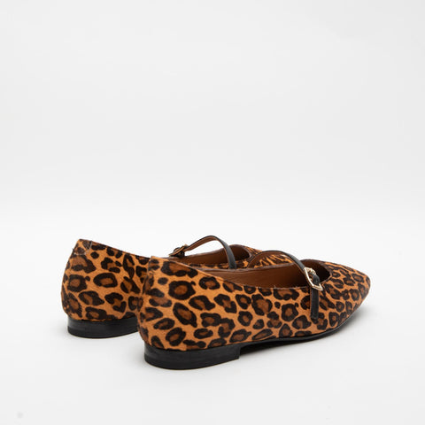 91S0 ANIMALIER  BALLERINA DONNA IN PELLE
