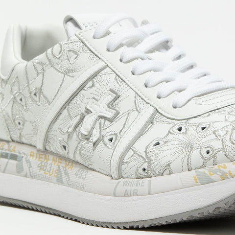 CONNY BIANCO SNEAKERS DONNA IN PELLE