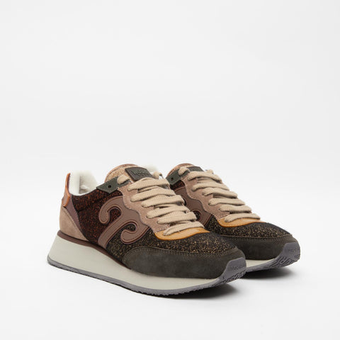 MASTER WOOL MW08 SNEAKERS DONNA IN PELLE E TESSUTO