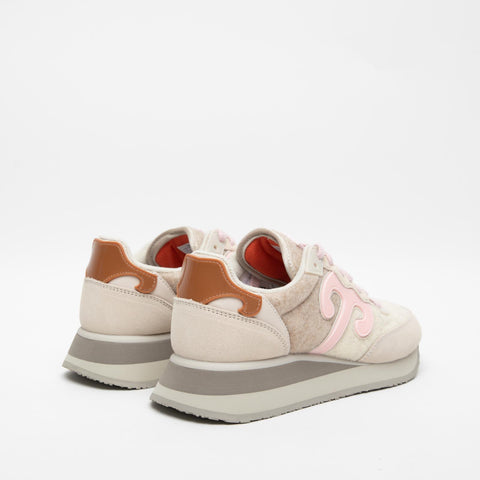 MASTER WOOL MW03 SNEAKERS DONNA IN PELLE E TESSUTO