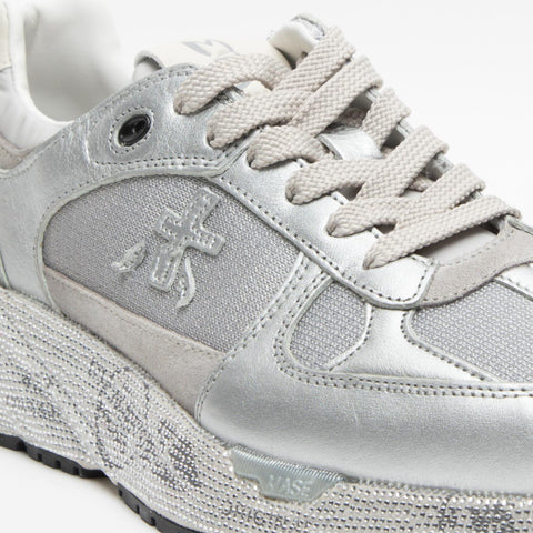 MASED SILVER 7093 SNEAKERS DONNA IN PELLE