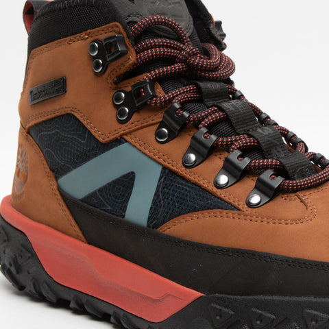 GREENSSTRIDE MOTION 6 BROWN STIVALETTO UOMO IN PELLE