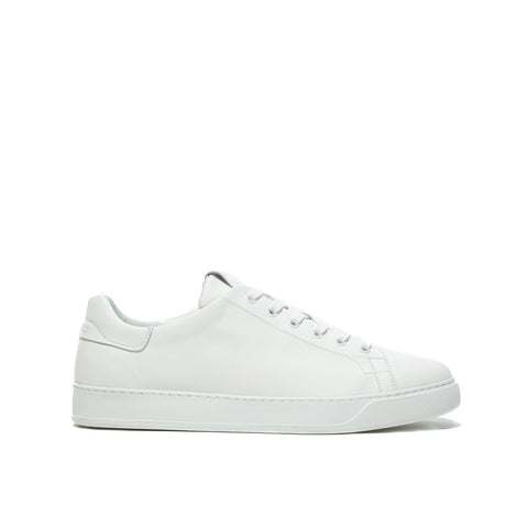 STOCCOLMA BIANCO SNEAKERS UOMO IN PELLE