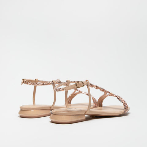 AV6812 SOFT NUDE SANDALO DONNA CON STRASS