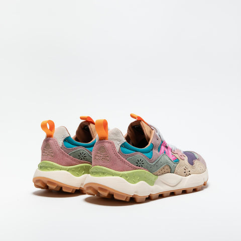 YAMANO 3 ROSE VIOLET SNEAKERS DONNA IN PELLE