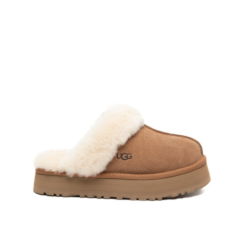 DISQUETTE CHESTNUT SABOT DONNA IN PELLE