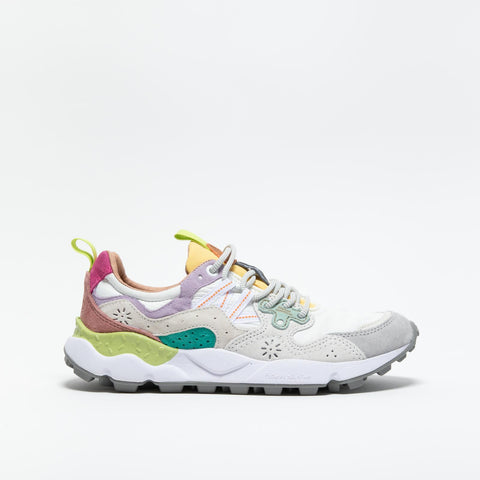 YAMANO 3 LIGHT LILAC WHITE SNEAKERS DONNA IN PELLE