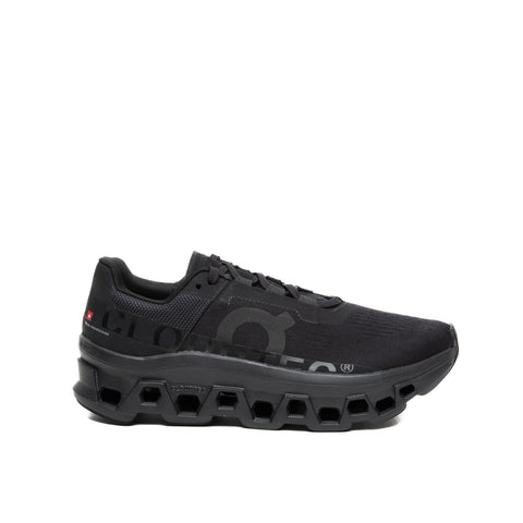 CLOUDMONSTER ALL BLACK SNEAKERS UOMO IN TESSUTO