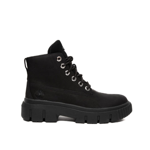 GREYFIELD BLACK STIVALETTO DONNA IN PELLE