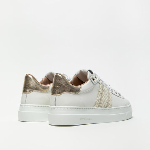 VITELLO BIANCO ELA SPIGA SNEAKERS DONNA IN PELLE