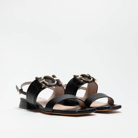 5312 NERO SANDALO DONNA IN SIMILPELLE