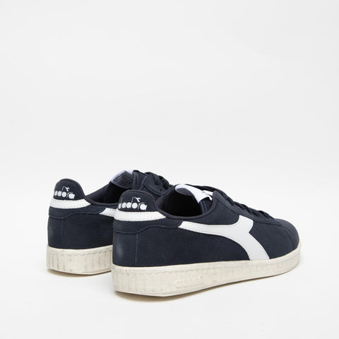 GAME L LOW BLUE DENIM SNEKAERS UOMO IN PELLE
