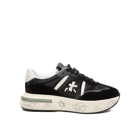 CASSIE BLACK 6471 SNEAKERS DONNA IN PELLE