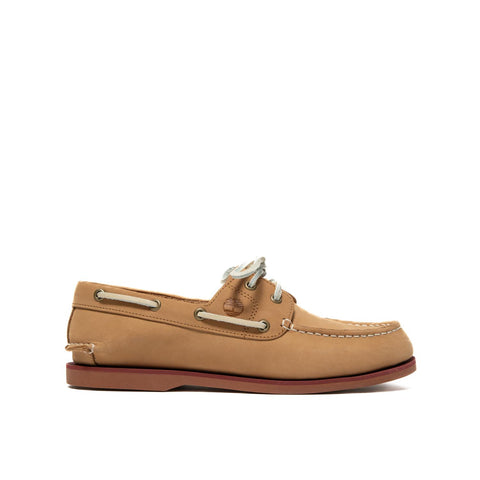 CLASSIC BOAT MEDIUM BEIGE MOCASSINO DONNA IN PELLE