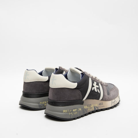 LANDER GREY 6906 SNEAKERS UOMO IN PELLE