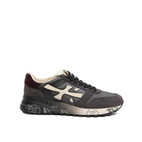MICK GREY 6872 SNEAKERS UOMO IN PELLE