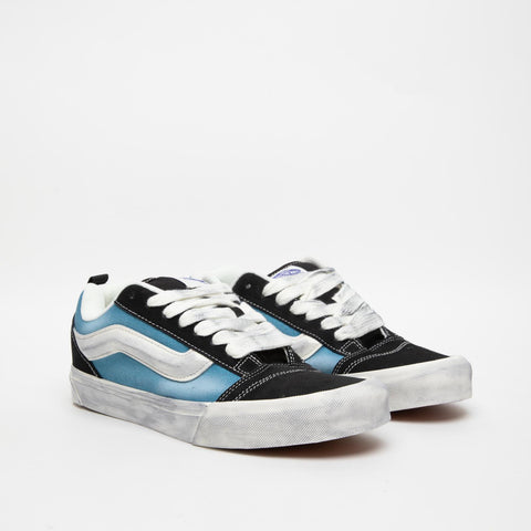 KNU SKOOL WASHED BLUESTONE SNEAKERS UNISEX IN PELLE