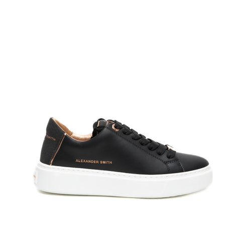 LONDON BLACK SNEAKERS DONNA IN PELLE