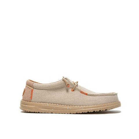 WALLY COASTLINE JUTE SILVER SNEAKERS UOMO IN TESSUTO