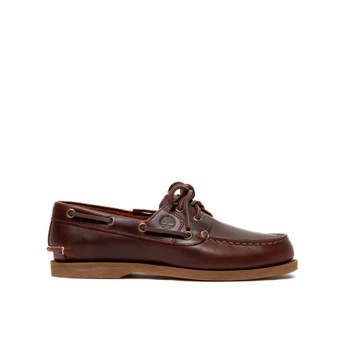 CLASSIC BOAT BURGUNDY FULL GRAIN MOCASSINO DONNA IN PELLE