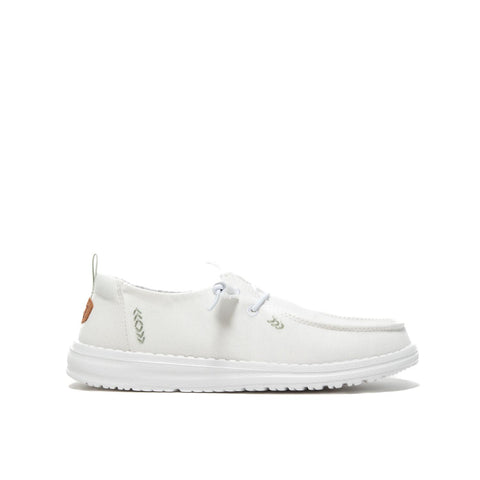 WENDY CHAMBRAT BRIGHT WHITE SNEAKERS DONNA IN TESSUTO