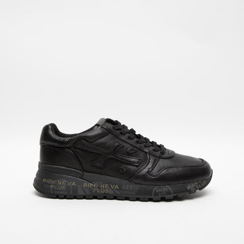 MICK BLACK 7108 SNEAKERS UOMO IN PELLE