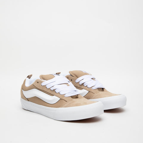 KNU SKOOL KHAKI SNEAKERS UNISEX IN PELLE